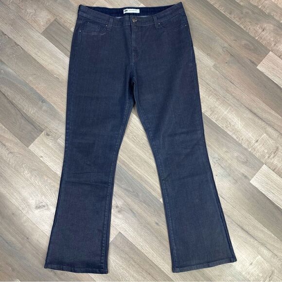 Levi’s Mid Rise Bootcut Skinny Jeans Oil Rubbed Blue 16M 33x32 - Picture 3 of 14